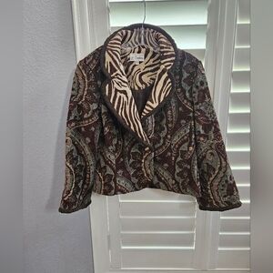 3 Sisters Vintage Cardigan Blazer Size  L